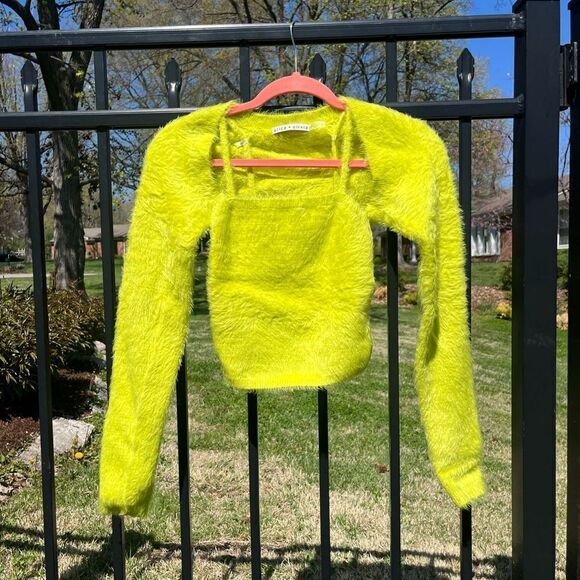 Alice and Olivia Luetta Sweater Shrug Set NWT - Picture 13 of 13